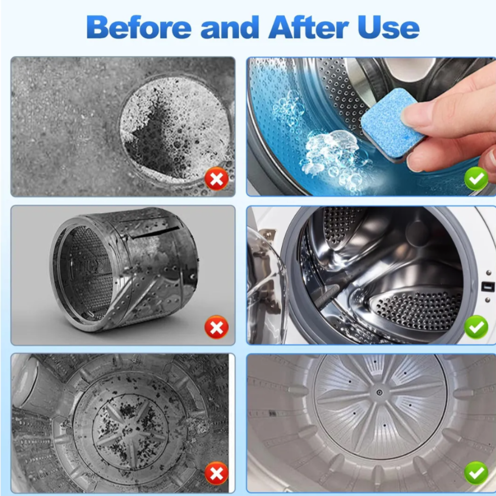 Vista 5 de Kit Pastillas Limpieza Lavadora 12 pcs